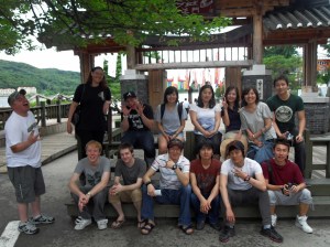 My happy co-workers from Avalon English and I at Nami Island