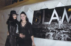 Lauren and I at the S.L.A.M. Magazine Anniversary show