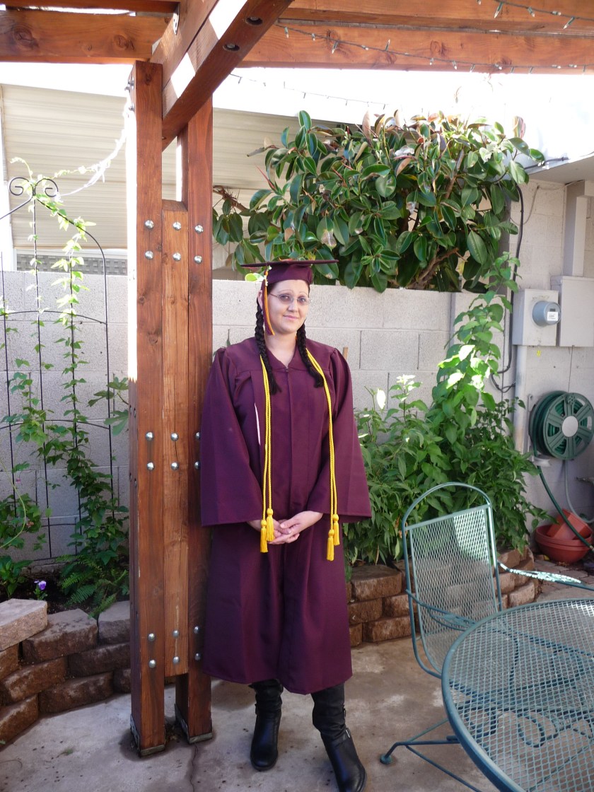 me_in_garden Graduation day