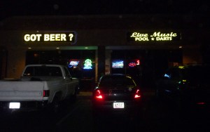 The bar from outside