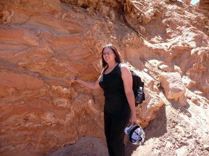 Me with niffty sandstone in the canyon