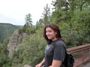 Me checking out the view