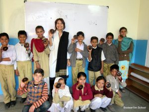 Sidra and her students