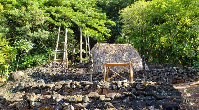 hawaiian ruins recreated